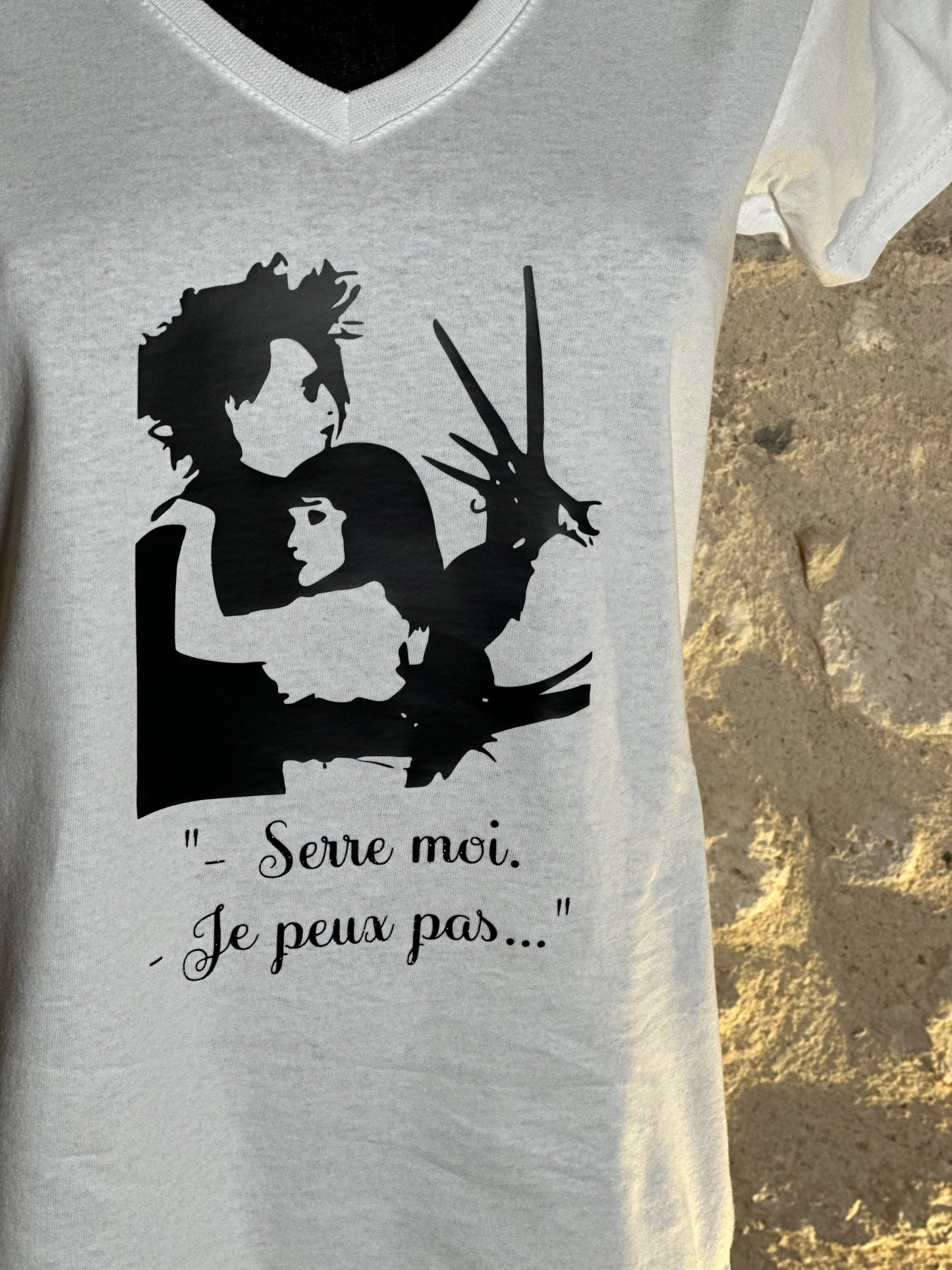 T-shirt femme-Edward aux mains d'argent