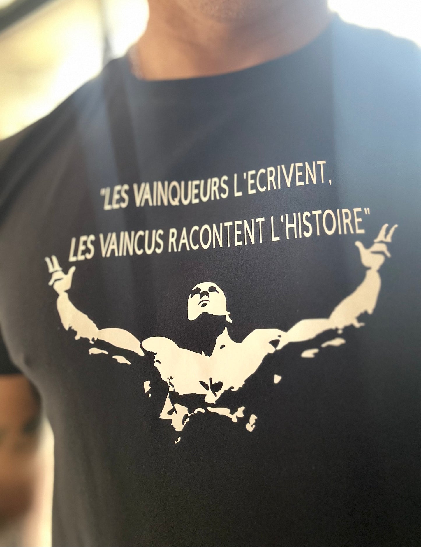 T-shirt - "Les vainqueurs l'écrivent, les vaincus racontent l'histoire"-booba