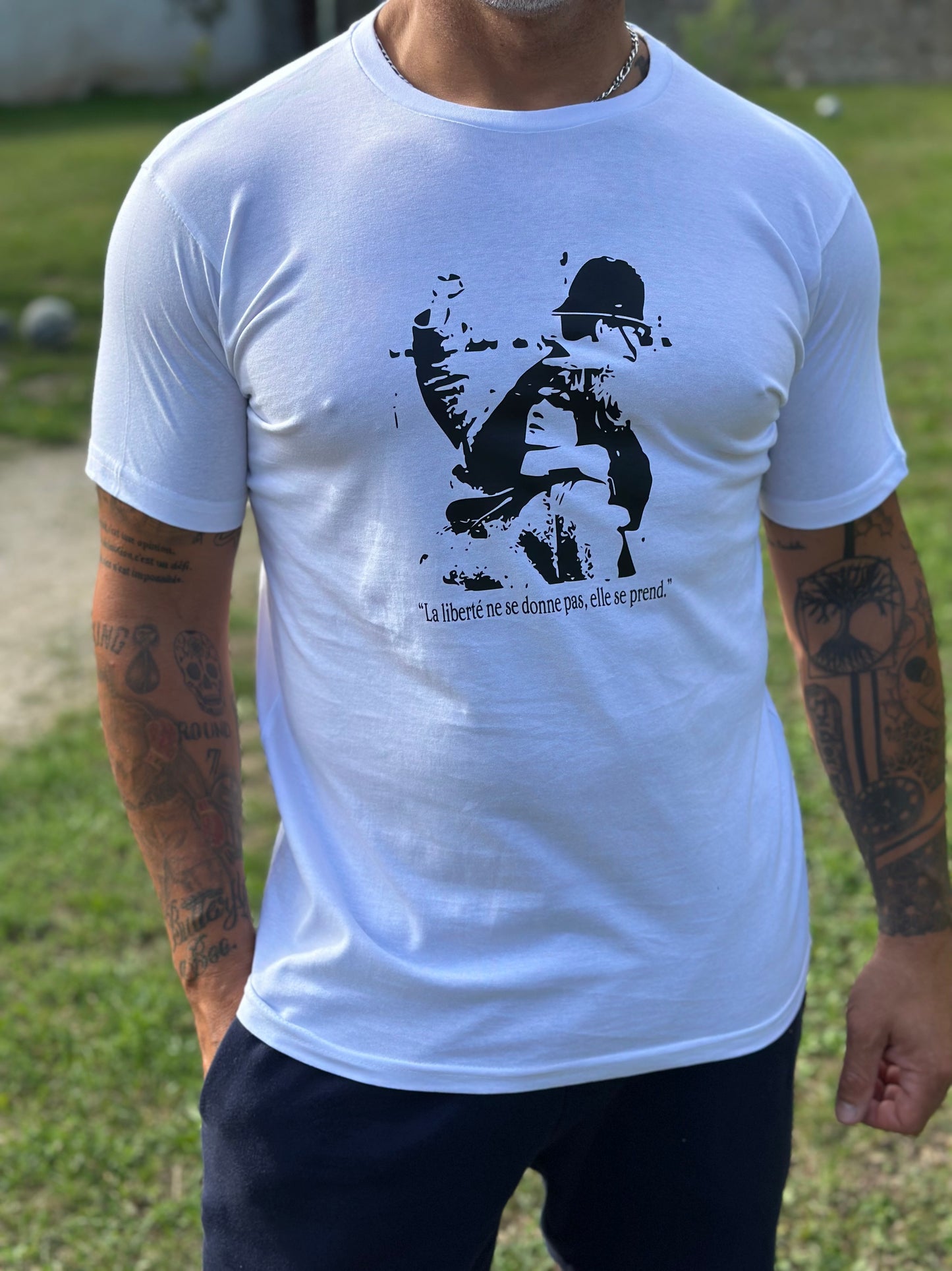 T-shirt homme - La liberté..