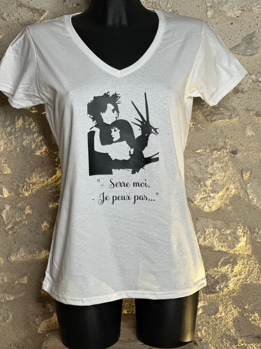 T-shirt femme-Edward aux mains d'argent