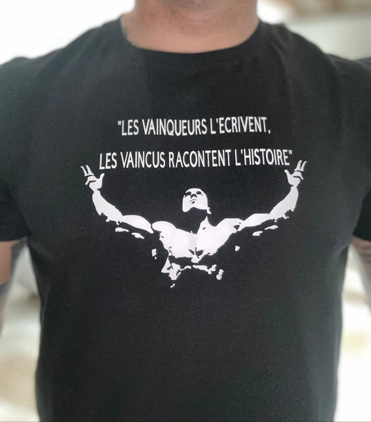 T-shirt - "Les vainqueurs l'écrivent, les vaincus racontent l'histoire"-booba