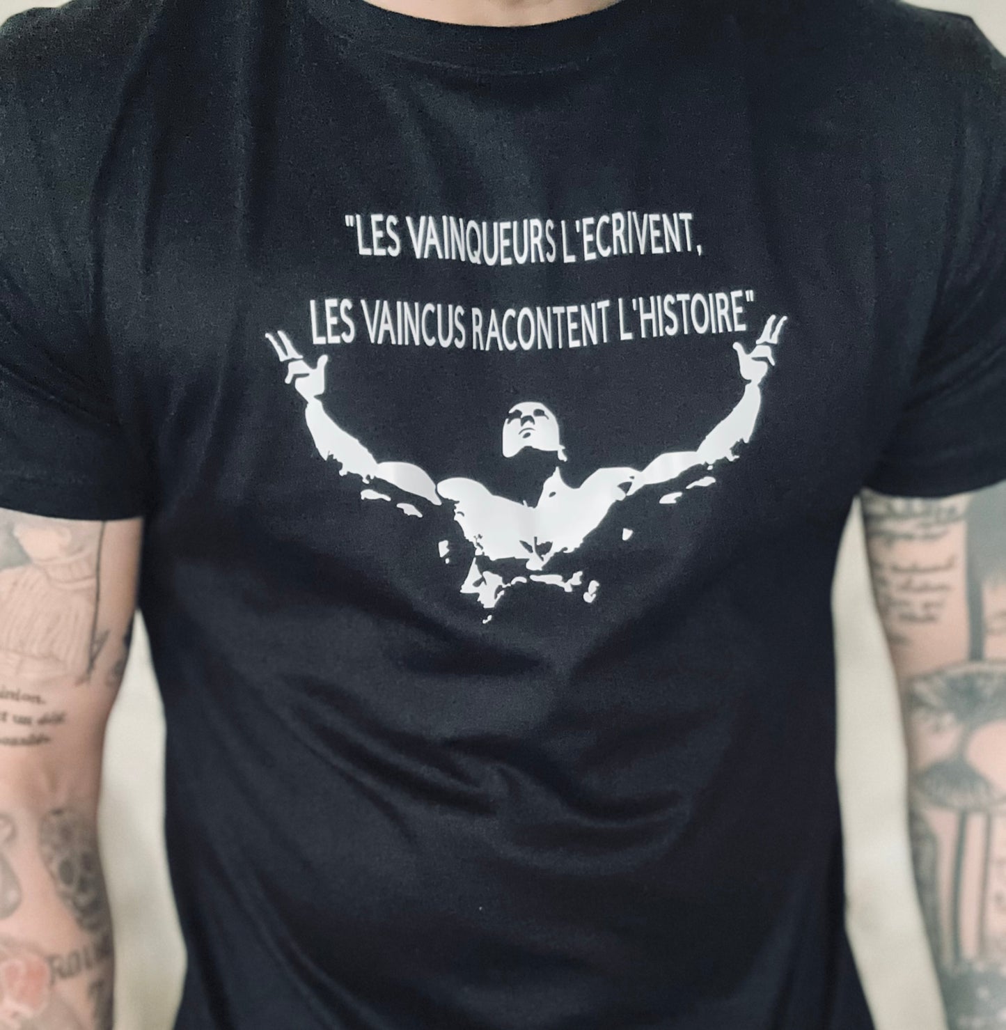 T-shirt - "Les vainqueurs l'écrivent, les vaincus racontent l'histoire"-booba